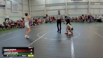 115 lbs Round 2 (8 Team) - Jackson Snyder, Contenders WA Green vs Logan Patrick, Xtreme Team