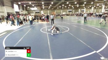 58 lbs Quarterfinal - Wyatt Jordan, Ravage vs Brix Hounshell, Payson WC