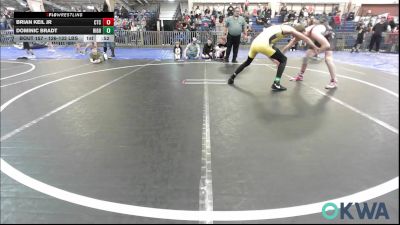 126-132 lbs 3rd Place - Brian Keil Jr, Comanche Takedown Club vs Dominic Bradt, Highlander Youth