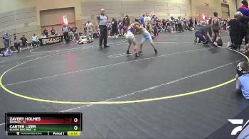 44 lbs Finals (8 Team) - Carter Lizer, Illinois King Pins vs Zavery Holmes, BadBass