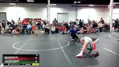 64 lbs Semis (4 Team) - Ian Montalto, Rebellion vs Dawson Grady, NC National Team