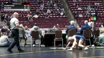 112 lbs Quarterfinal - Kyleigh Ficks, Milton-G vs Isla Silva, Mt. Lebanon-G
