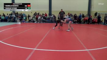 120 lbs Round 1 - Huntley Ryder, LAW vs Isabelle Mauritz, Pursuit Wrestling Minnesota