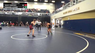 141 lbs Champ. Round 3 - Rocky Humphrey, Victor Valley College vs Emmanuel Altorre, Lassen College