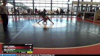 B-10 lbs Quarterfinal - Vinny Weber, Husky Wrestling Club vs Rex Peterson, Maroon Mat Club