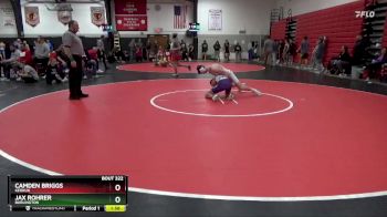 126 lbs Round 4 - Camden Briggs, Keokuk vs Jax Rohrer, Burlington