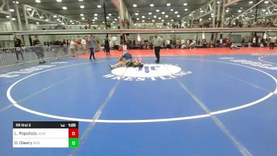 119B lbs Rr Rnd 3 - Luca Popolizio, Journeymen vs Owen Oleary, Ridge High School