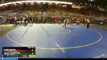 1A 132 lbs Cons. Round 1 - Kevin Concepcion, Somerset Academy vs Luke Francis, St. Petersburg Catholic