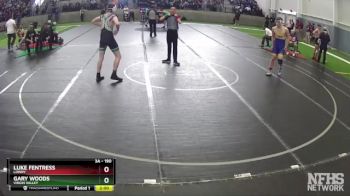 190 lbs Quarterfinal - Gary Woods, Virgin Valley vs Luke Fentress, Lowry