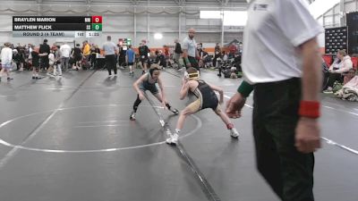 56 lbs Round 2 (4 Team) - Braylen Marion, Meridian Maniacs vs Matthew Flick, Southwest Select