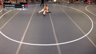 175 lbs Cons. Round 2 - Oliver Ollman, Anoka Wrestling vs Slade Barnett, Summit Wrestling Academy