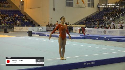 Akiho Tokita - Floor, Japan - 2019 City of Jesolo Trophy