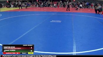 75 lbs Champ. Round 1 - Sawyer Ryks, Berge Elite Wrestling Academy vs Josiah Hursh, N8