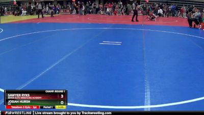 75 lbs Champ. Round 1 - Sawyer Ryks, Berge Elite Wrestling Academy vs Josiah Hursh, N8