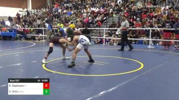 120 lbs Consolation - Enrique Espinoza, Paloma Valley vs Victor Ortiz, Chino