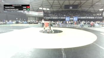 Boys 3A 190 lbs Champ. Round 2 - EJ Westmoreland, Franklin vs Elijah Fleck, Stanwood