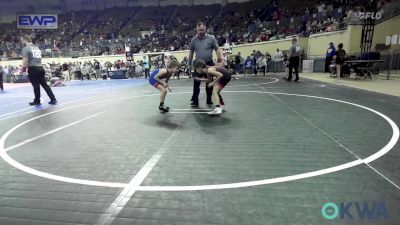 64 lbs Round Of 32 - Iker Cole, Weatherford Youth Wrestling vs Ross Stegeman, R.a.w.