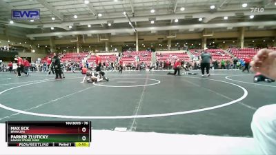 76 lbs 3rd Place Match - Max Eck, Brawlers vs Parker Zluticky, Kansas Young Guns