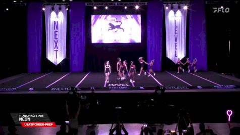 Titanium All-Stars - Neon [2025 USASF Cheer-Prep] 2025 Next Level Nationals