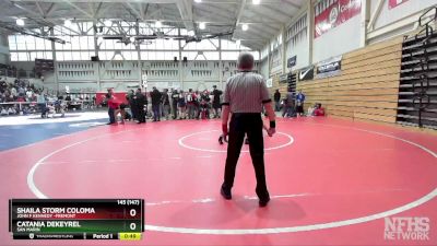 145 (147) Cons. Round 4 - Catania DeKeyrel, San Marin vs Shaila Storm Coloma, John F Kennedy -Fremont