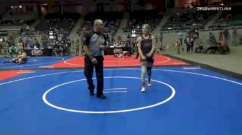 123 lbs Rr Rnd 1 - Brooklyn Maggard, Skiatook Bulldog Wrestling vs Ashlee Cline, Broken Arrow Girls