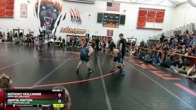 85+ Round 2 - Griffin Mayton, Cody Wrestling Club vs Anthony Mcillwaine, North Big Horn Rams