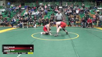175 lbs Quarterfinal - Kale Waxler, Wauseon vs Carson Mize, Marysville