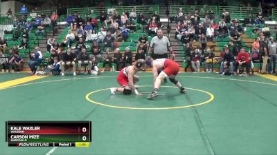 175 lbs Quarterfinal - Kale Waxler, Wauseon vs Carson Mize, Marysville