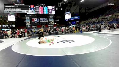 113 lbs Cons. Rd Of 32 - Camm Colgate, CA vs Brayden Buchanan, VT