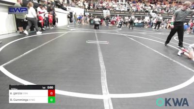 55 lbs Quarterfinal - Elijah Garcia, Standfast OKC vs Beckham Cummings, Newcastle Youth Wrestling