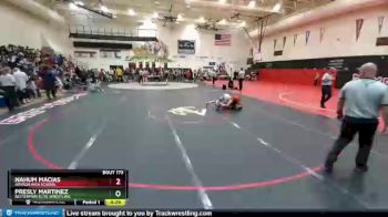 132 Boys Cons. Round 1 - Presly Martinez, Betterman Elite Wrestling vs Nahum Macias, Arvada High School