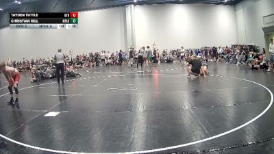 123 lbs Round 6 (8 Team) - Tayden Tuttle, Backyard Brawlers vs Christian Hill, MF Army