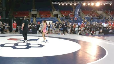 95 lbs Champ. Rd Of 32 - Anna Brasiel, Ohio vs Ella Paris, Maine