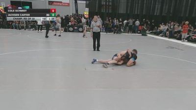 144 lbs Champ. Rd Of 32 - Cole Schmidt vs Jacksen Carter, Jackrabbit Wrestling Academy