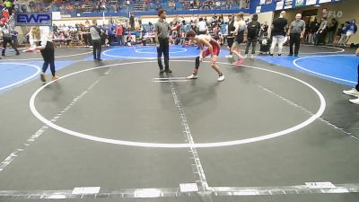 110 lbs 3rd Place - Gage Pope, Verdigris Youth Wrestling vs Maverick Totten, Cleveland Take Down Club