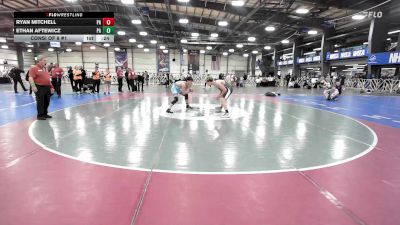 145 lbs Consi Of 8 #1 - Ryan Mitchell, PA vs Ethan Aftewicz, PA