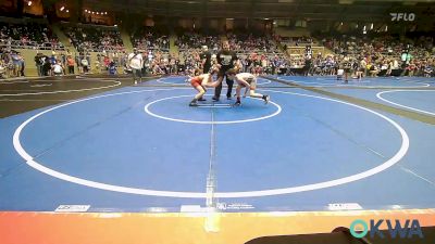 80 lbs Round Of 16 - Cannen Johnson, Weatherford Youth Wrestling vs Westin Pollock, Sperry Wrestling Club