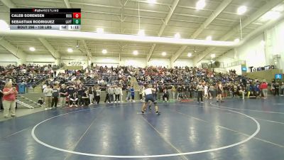 138 lbs Champ. Rd Of 32 - Caleb Sorensen, Ridgeline vs Sebastian Rodriguez, Layton