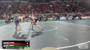 4A 152 lbs Cons. Round 3 - Porter Dansie, Blackfoot vs Rowen Crone, Twin Falls
