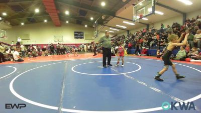 52 lbs Quarterfinal - Colton Contreras, Raw Wrestling Club vs Caulyer Cassity, Barnsdall Youth Wrestling