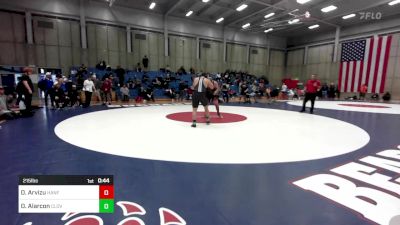 215 lbs Consi Of 16 #1 - Oliver Arvizu, Hanford vs Devin Alarcon, Clovis North