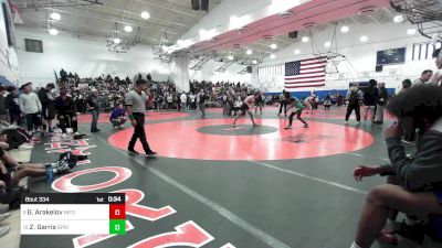 152 lbs Consi Of 16 #2 - Georgiy Arakelov, Information Technology -PSAL vs Zion Garris, Springfield Gardens-PSAL