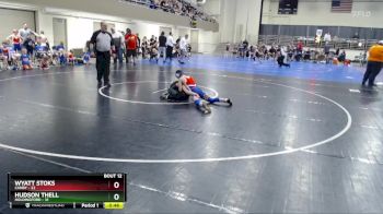 102 lbs Finals (8 Team) - Hudson Thell, Holdingford vs Wyatt Stoks, Canby