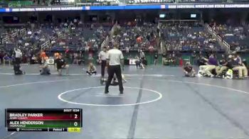 1 lbs Quarterfinal - Alex Henderson, Thomasville vs Bradley Parker, Avery County