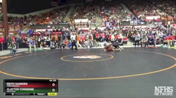 4A 126 lbs 5th Place Match - Keith Sanders, Independence vs Clayton Considine, Halstead