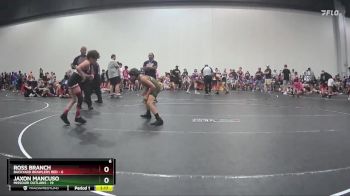 78 lbs Round 3 (10 Team) - Jaxon Mancuso, Missouri Outlaws vs Ross Branch, Backyard Brawlers Red