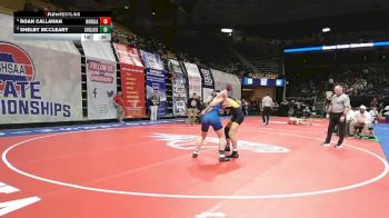157 Class 1 lbs Cons. Round 1 - Roan Callahan, St. Francis Borgia vs Shelby Mccleary, Lone Jack