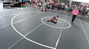 83-90 lbs Cons. Round 2 - Jax Teran, Alber Athletics vs Carter Johnson, Lincoln Youth Wrestling