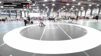 90 lbs Rr Rnd 1 - Dominik Coleman, Team Shutt Dethrone vs Wyatt Jacobs, Team RJN Green