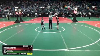 45 lbs Champ. Round 1 - Ryan Rafferty, EAG2 vs Cale Hinkle, RIKA